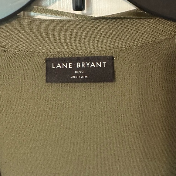Lane Bryant Forest Green Women's Cardigan - Picture 2 of 3